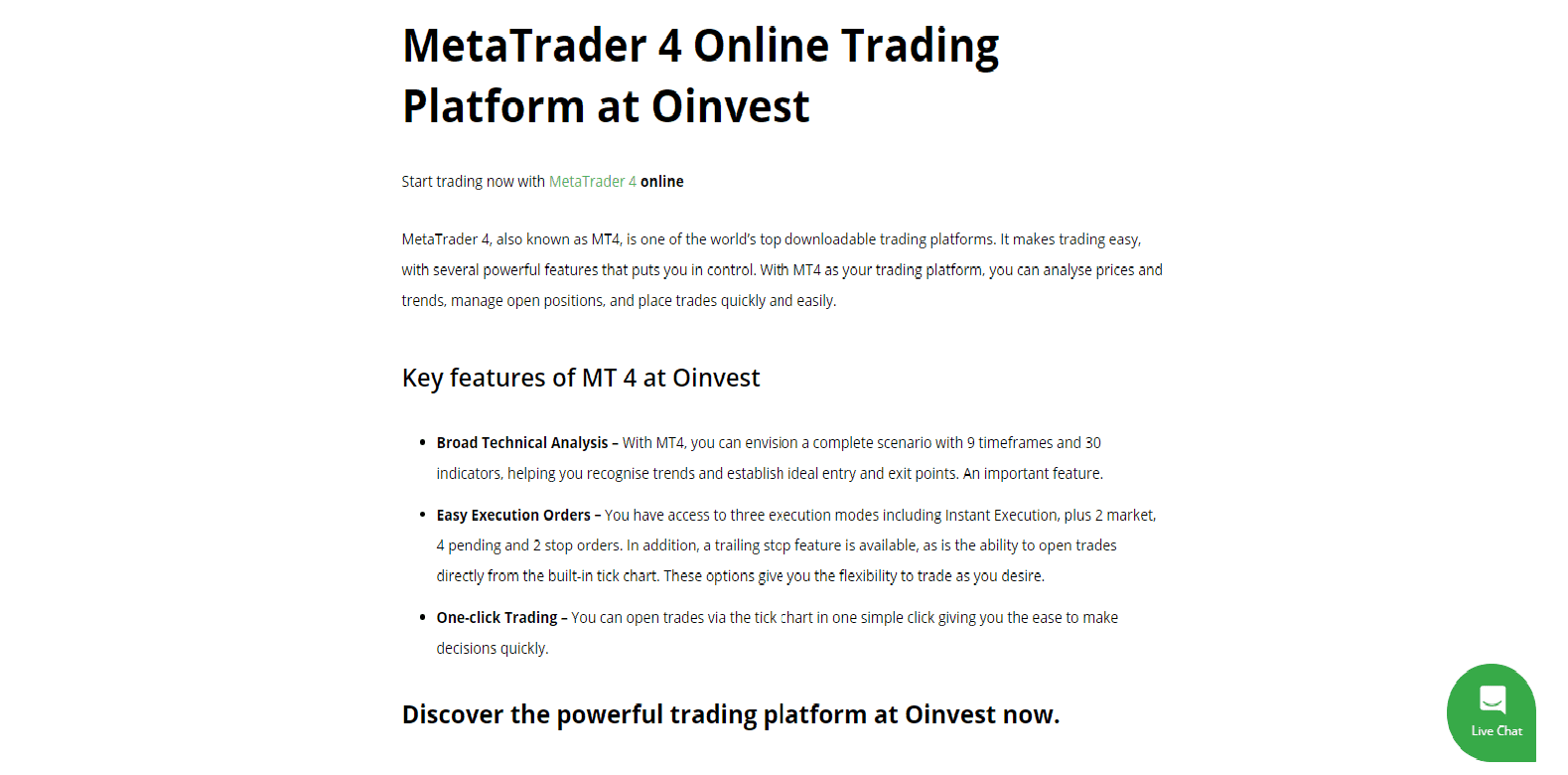 Oinvest Review MT4 info Oinvest Review MT4 info